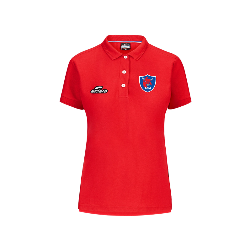 Polo Feminin ELDERA CLASSICA Rouge - ASM
