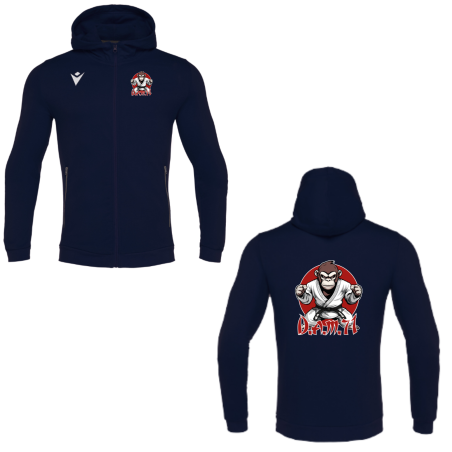 Veste Zippé à capuche MACRON CELLO Marine - DAM71