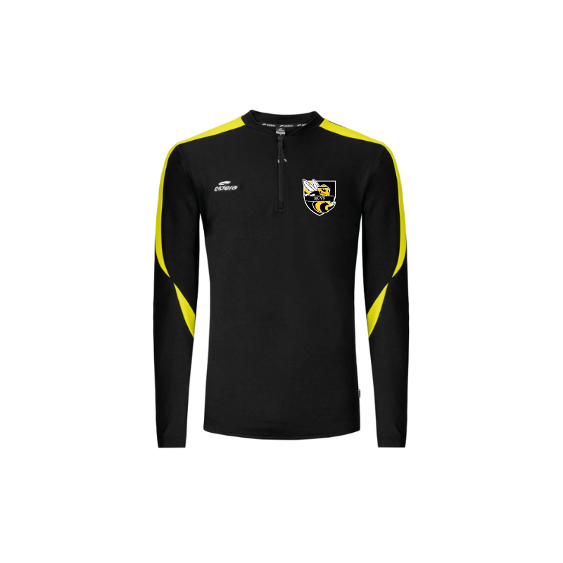 Sweat 1/2 zip ELDERA COMPO Noir/Jaune - RCVS