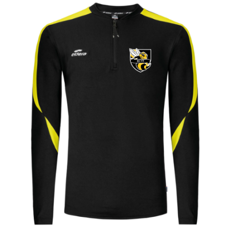 Sweat 1/2 zip ELDERA COMPO Noir/Jaune - RCVS