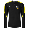 Sweat 1/2 zip ELDERA COMPO Noir/Jaune - RCVS