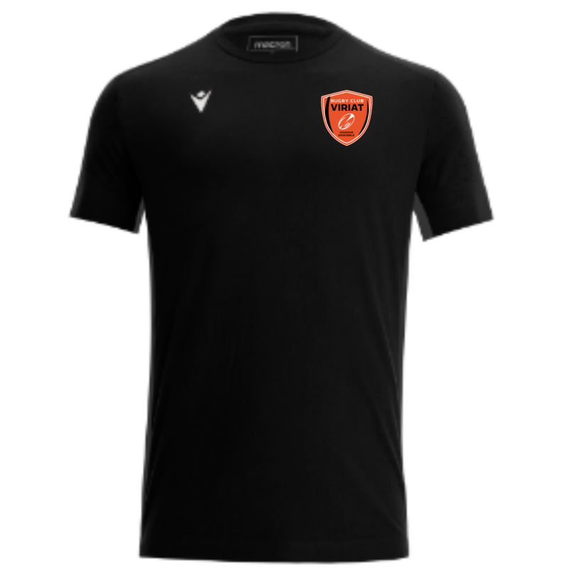 Maillot MACRON NEVEL Noir/Anthracite RCV - RCV