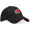 Casquette ULTIMATE 5 PANEL CAP-SANDWICH PEAK Noir/Rouge JCC TU - JCC