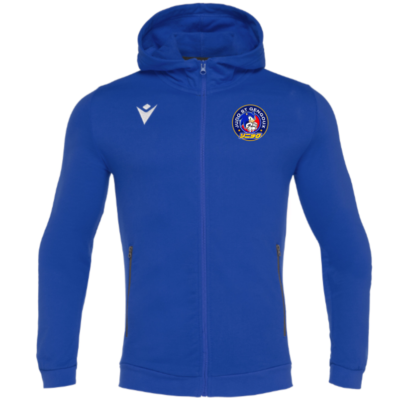 Veste à capuche MACRON CELLO Royal JSG - JSG